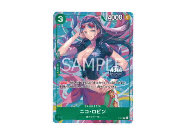 NICO ROBIN PROMO ASIA VERSION MINI TIN PACK SET VOL 2