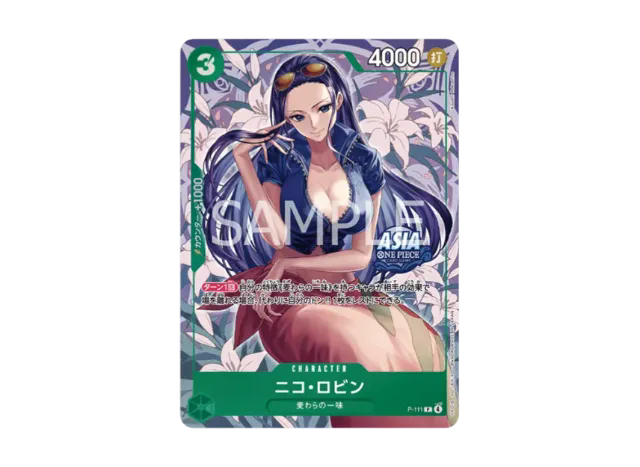 NICO ROBIN PROMO ASIA VERSION MINI TIN PACK SET VOL 2